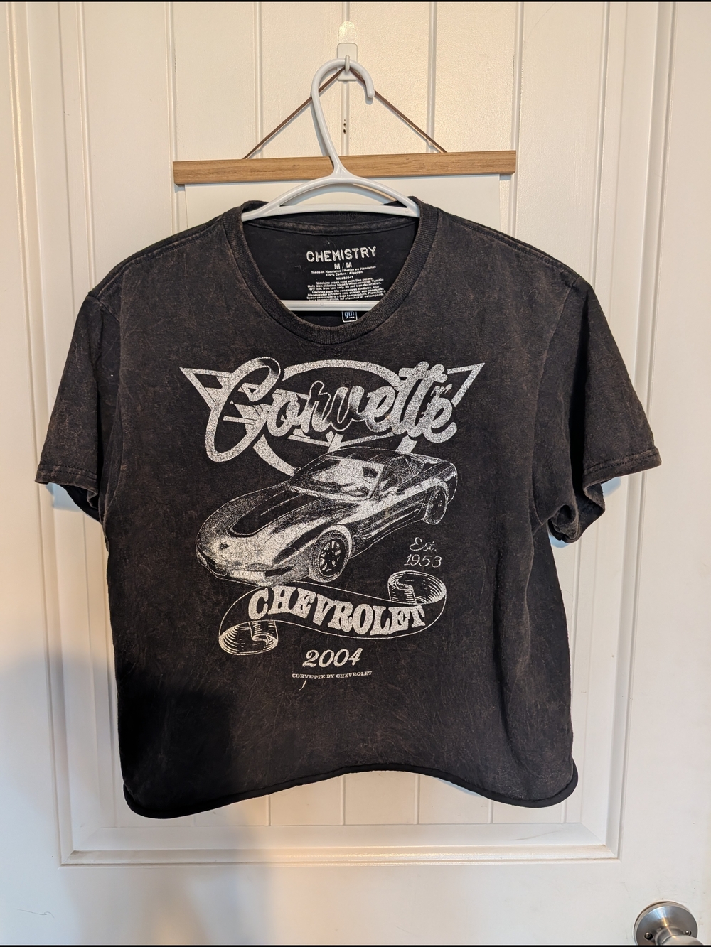 Chemistry Black Short-Sleeve Corvette Graphic Tee